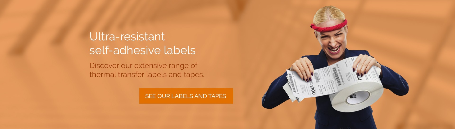 Labels and thermal transfer ribbons